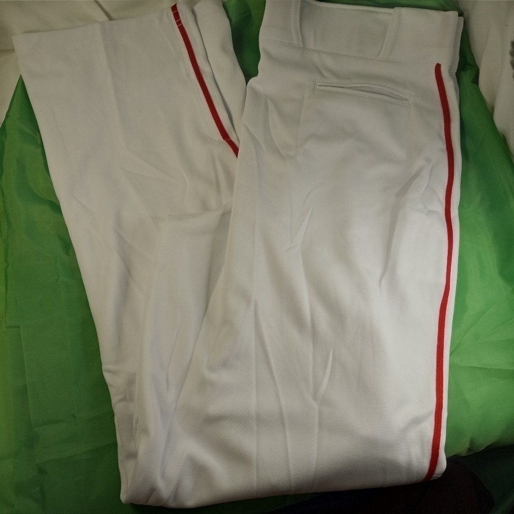 Champro White/Red Baseball Pants Men's XL NWOT